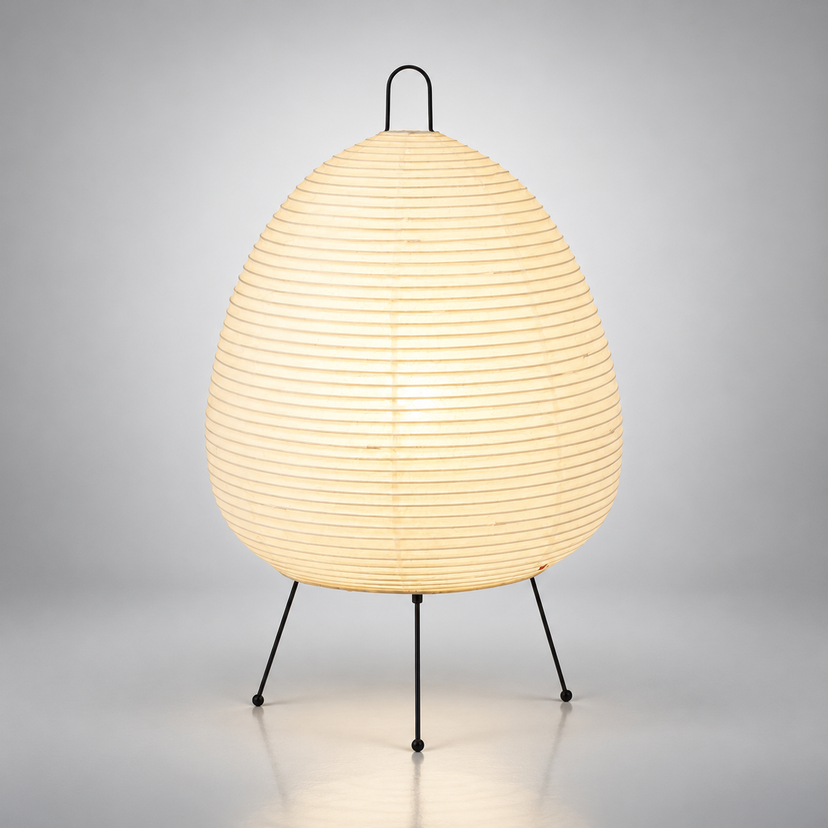 Lampe Tomoru à silhouette goutte en papier – vue principale