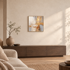Tableau abstrait Kasumi dans un salon japandi – vue 2