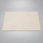 Tapis Sazanami crème à motif de vagues en relief – vue principale