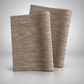 Lot de 4 sets de table Tsumugi, couleur or beige