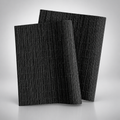 Lot de 4 sets de table Tsumugi, couleur lin noir